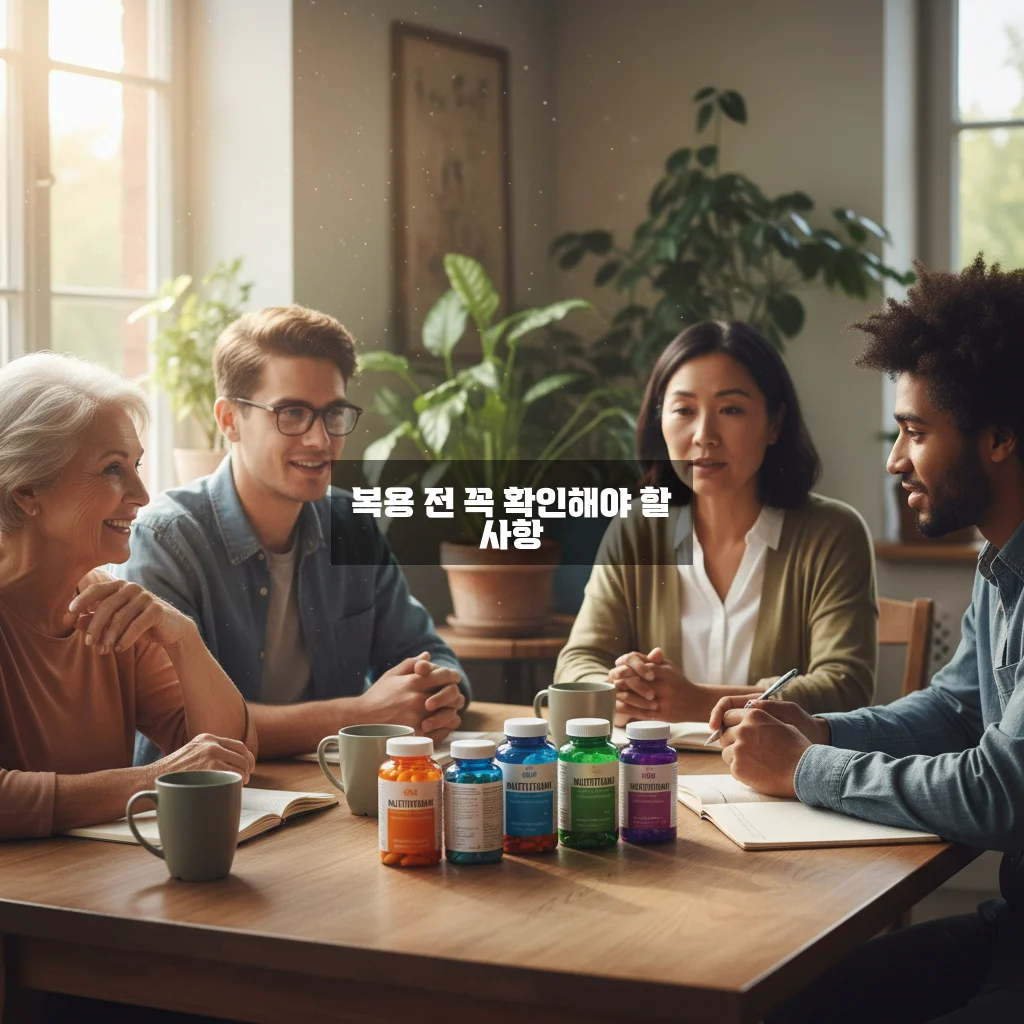 멀티비타민 복용 시 꼭 알아야 할 주의할 점 가이드 관련 이미지 2