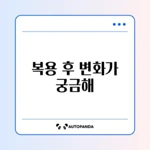 멀티비타민 실제 후기 완벽 정리 가이드