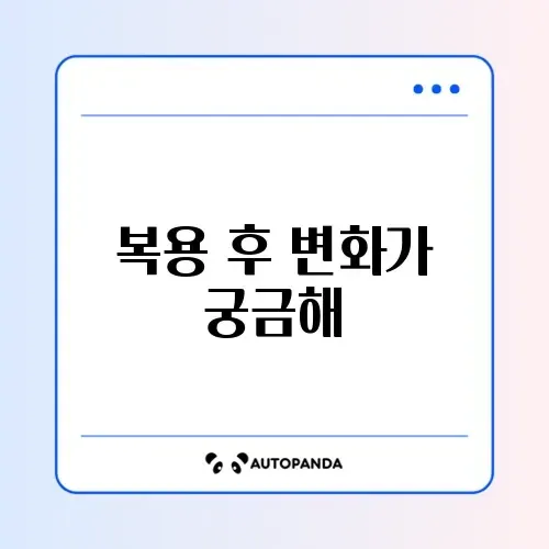 멀티비타민 실제 후기 완벽 정리 가이드