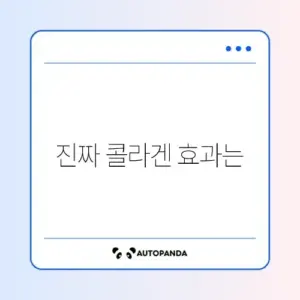 진짜 콜라겐 후기 완벽 정리 알아보기